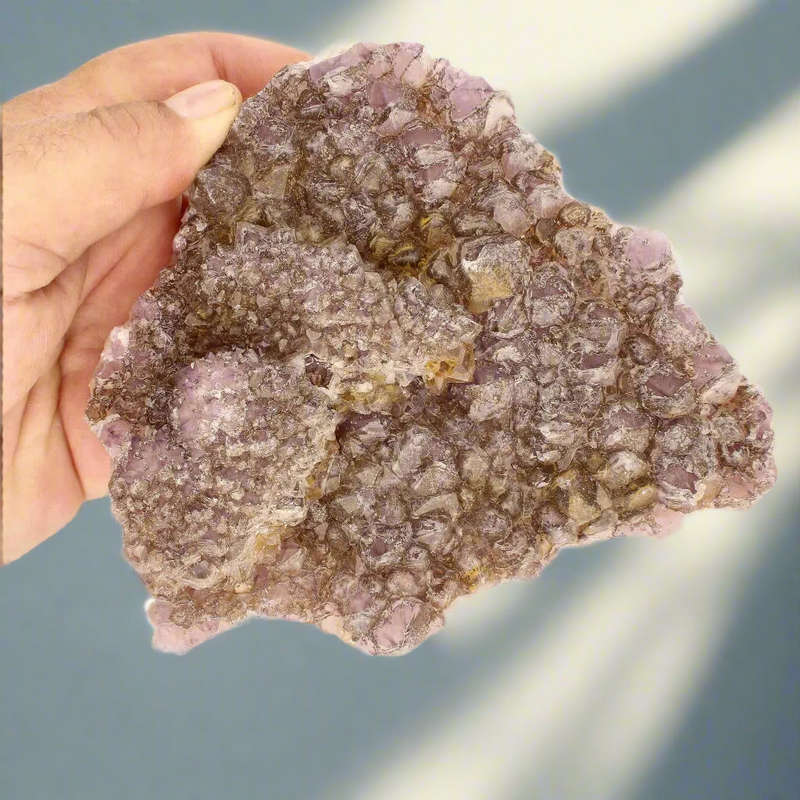 Rare Ametrine Crystal Cluster from Riemvasmaak