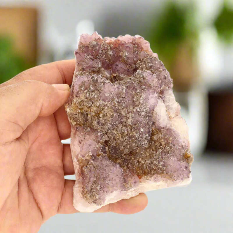 Exceptional Zoned Ametrine Plate  Riemvasmaak Rarity