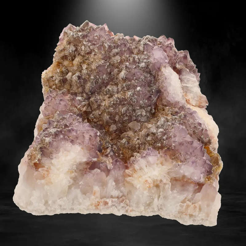 Exceptional Zoned Ametrine Plate  Riemvasmaak Rarity
