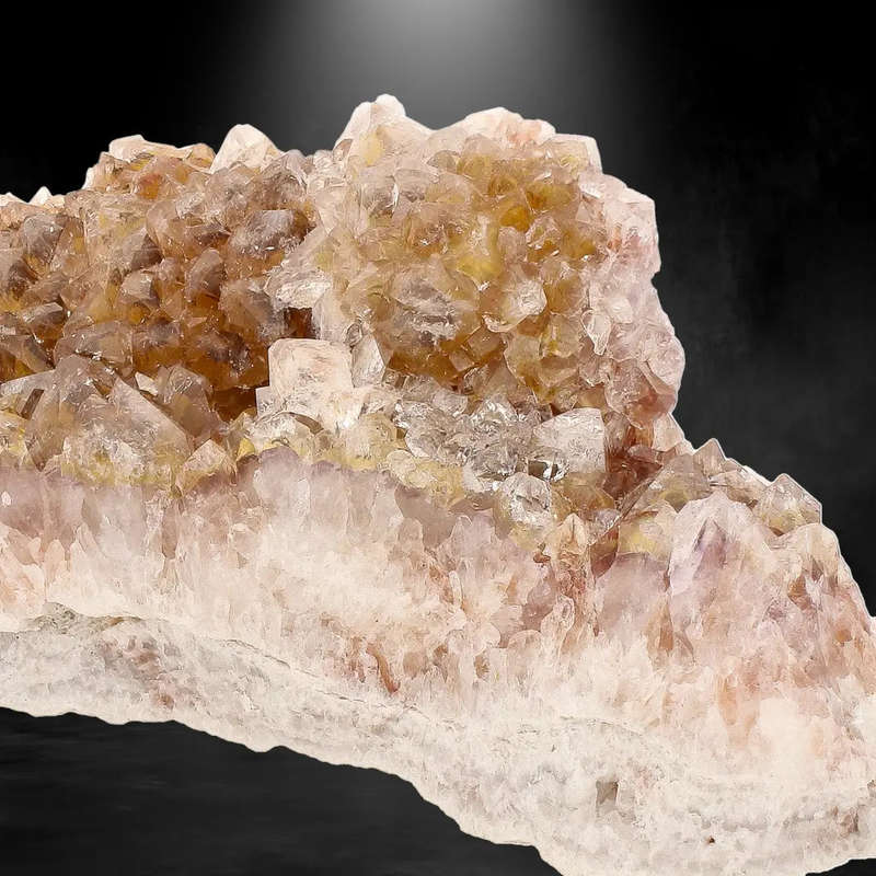 Golden-Zoned Ametrine Blade  Riemvasmaak Collector's Specimen