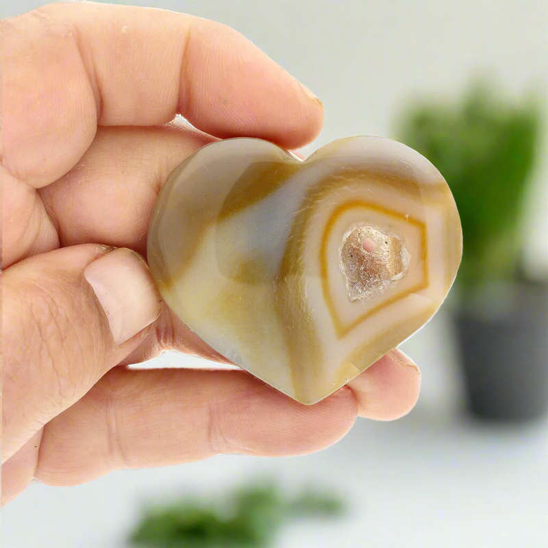 Agate Heart of Harmony and Healing