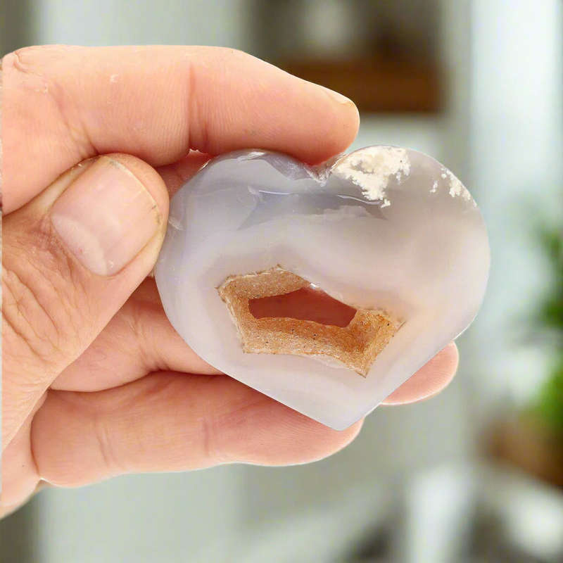 Agate Love Stone for Calm & Balance