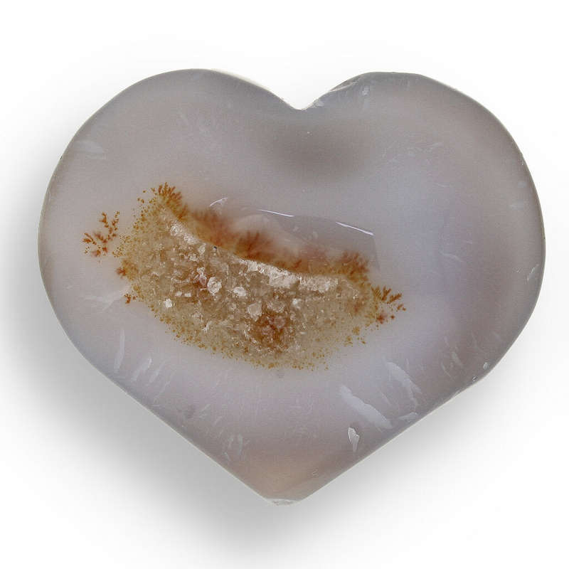 Agate Heart of Layered Natural Beauty