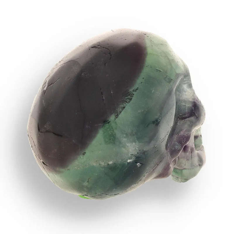 Crystal Wisdom: Hand-Carved Fluorite Skull