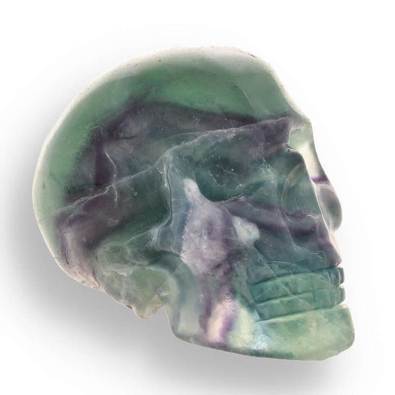 Fluorite Skull of Focus: A Collectors Gem