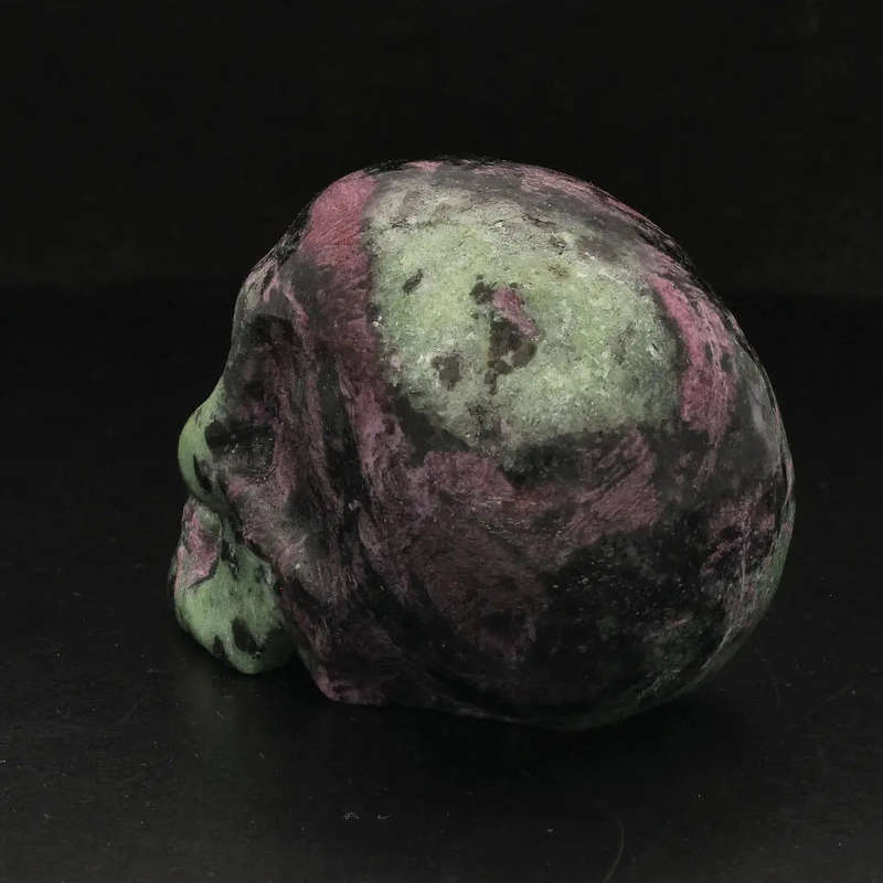 Skull of Vitality: Ruby Zoisite Crystal Creation