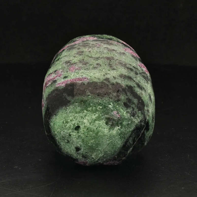 Ruby Zoisite Skull: Fusion of Passion & Growth