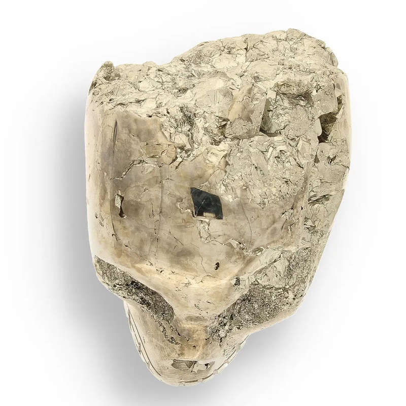 Mystical Pyrite Carved Skull: A Unique Fusion of Power & Protection