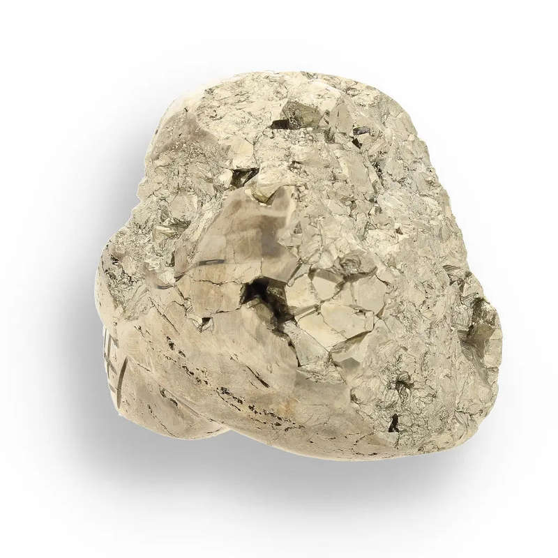 Mystical Pyrite Carved Skull: A Unique Fusion of Power & Protection