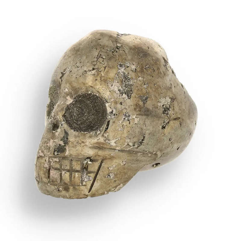 Ancient Wisdom Meets Modern Energy: The Pyrite Carved Skull