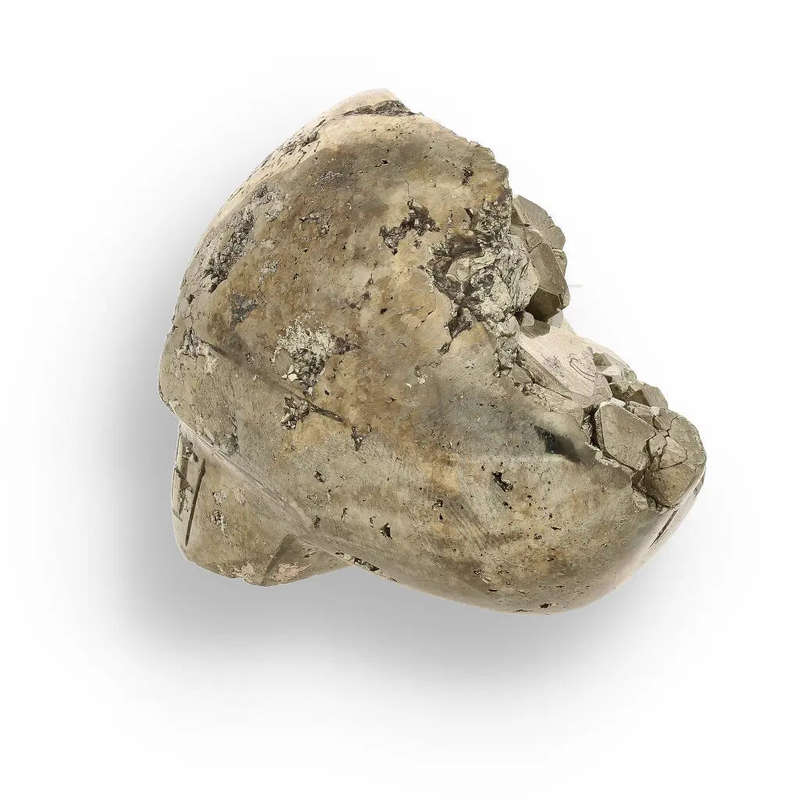 Ancient Wisdom Meets Modern Energy: The Pyrite Carved Skull