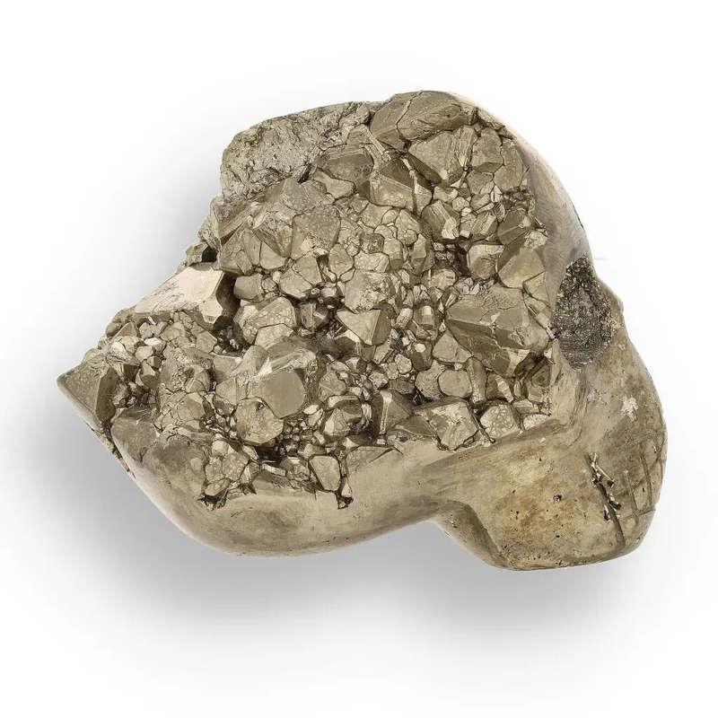 Ancient Wisdom Meets Modern Energy: The Pyrite Carved Skull
