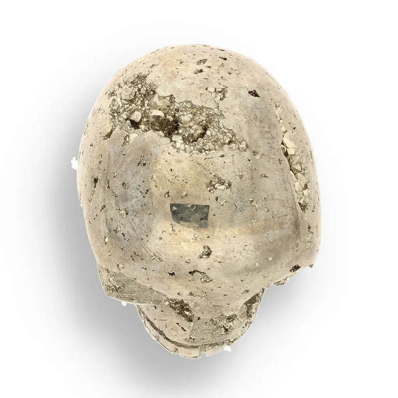 Fools Gold, Ancient Secrets: One-of-a-Kind Pyrite Carved Skull