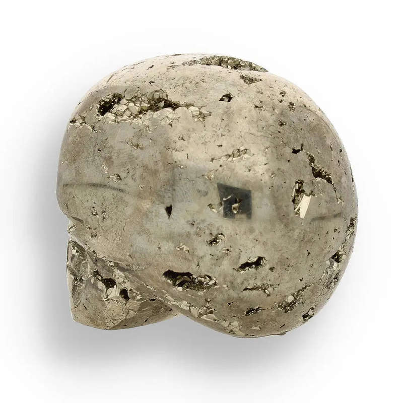 Fools Gold, Ancient Secrets: One-of-a-Kind Pyrite Carved Skull