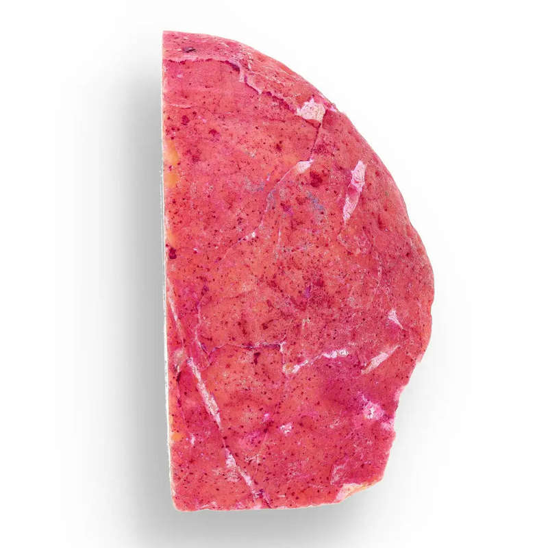 Agate Crystal Cave - Pink Dyed Polished Flat Base Geode