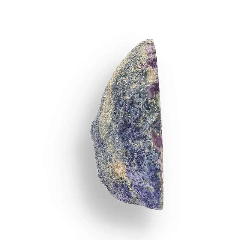 Purple Dyed Agate Portal - Colorful Flat Base Crystal Geode