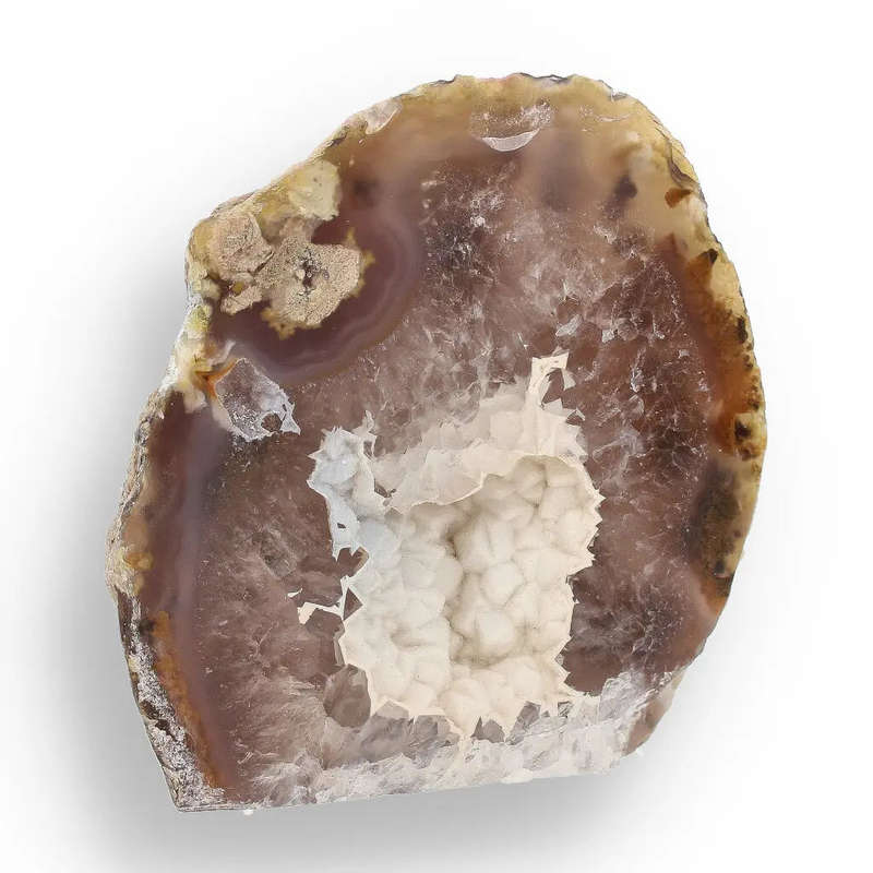 Agate Cosmic Window - Natural Polished Flat Base Crystal