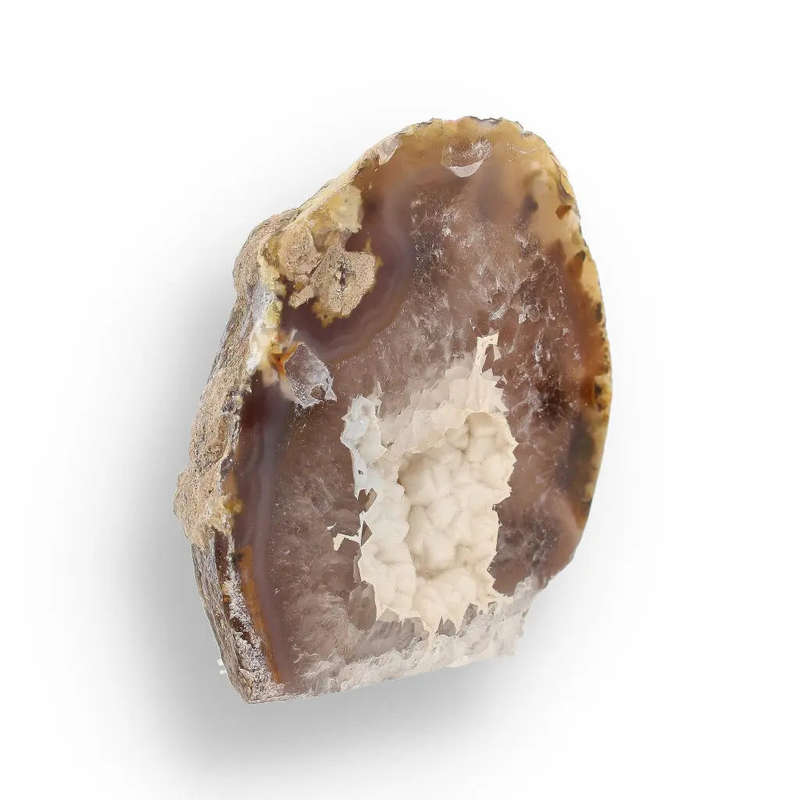 Agate Cosmic Window - Natural Polished Flat Base Crystal
