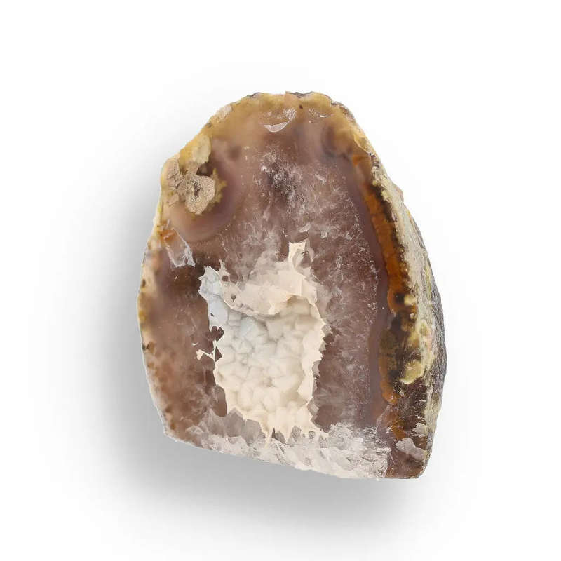 Agate Cosmic Window - Natural Polished Flat Base Crystal
