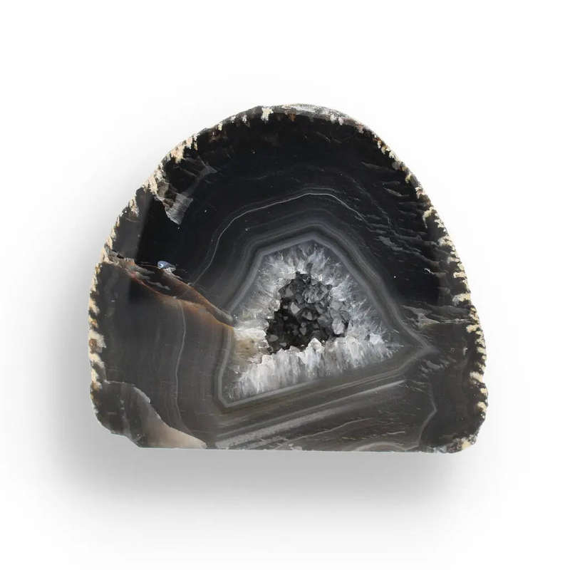 Agate Earth's Secret - Natural Flat Base Geode Specimen