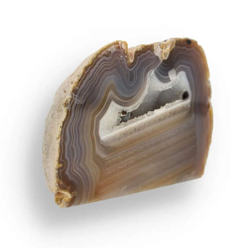 Agate Crystal Garden - Natural Flat Base Geode Paradise