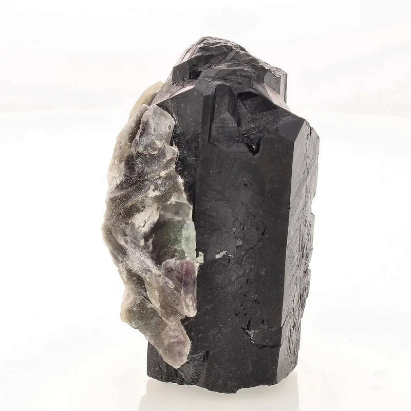 Schorl Black Tourmaline with Fluorite