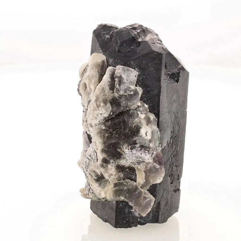Schorl Black Tourmaline with Fluorite