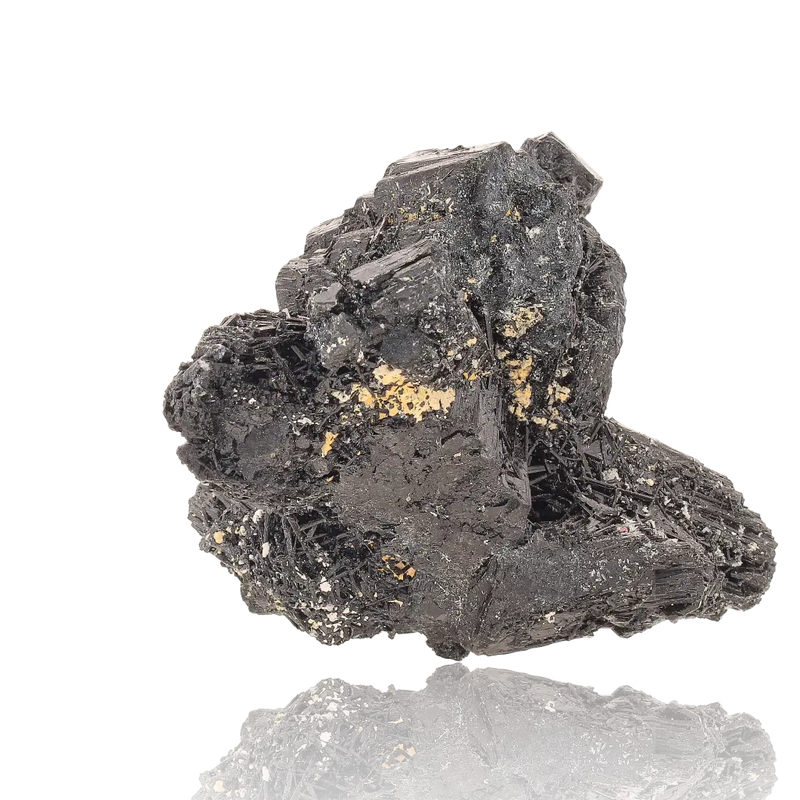 Erongo Black Tourmaline Cluster - Prismatic Beauty