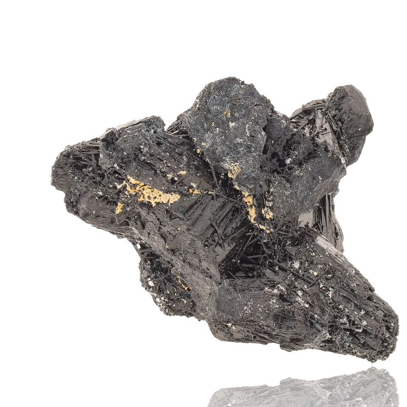 Erongo Black Tourmaline Cluster - Prismatic Beauty