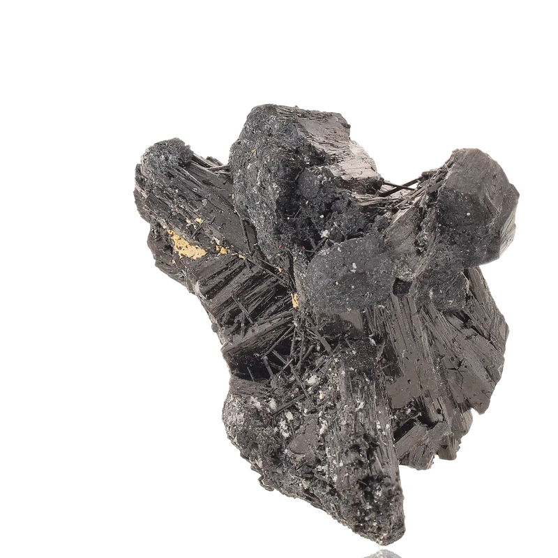 Erongo Black Tourmaline Cluster - Prismatic Beauty