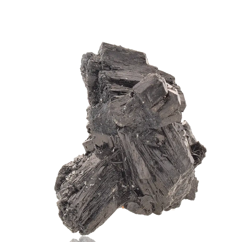Erongo Black Tourmaline Cluster - Prismatic Beauty