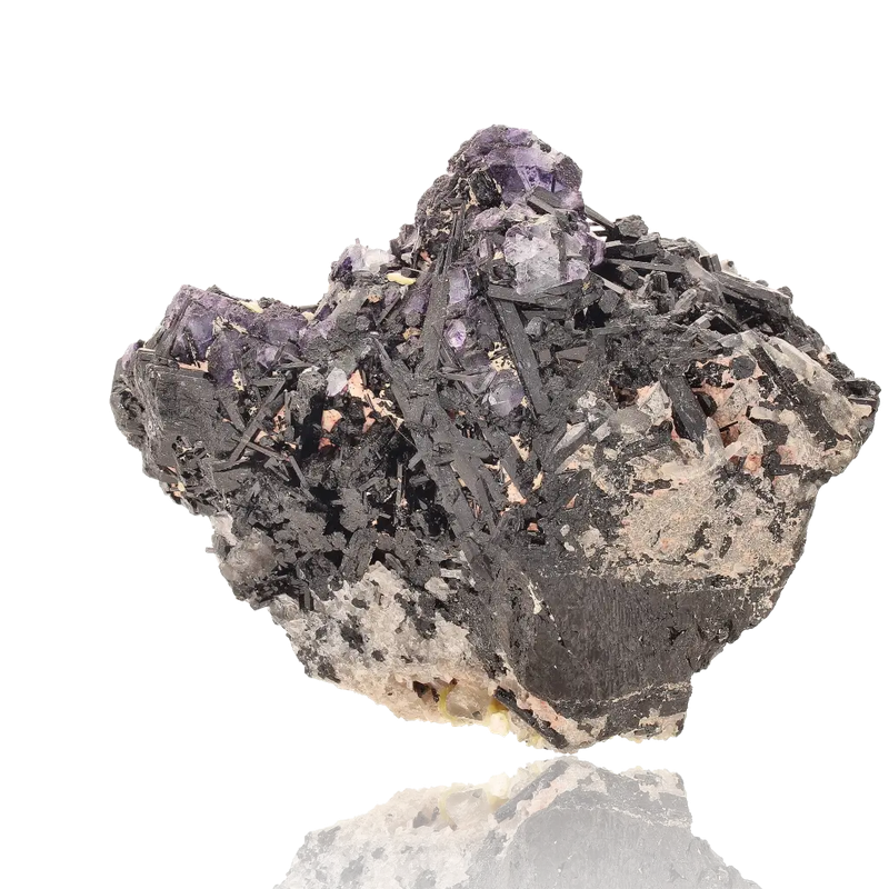 Erongo Schorl Tourmaline with Fluorite