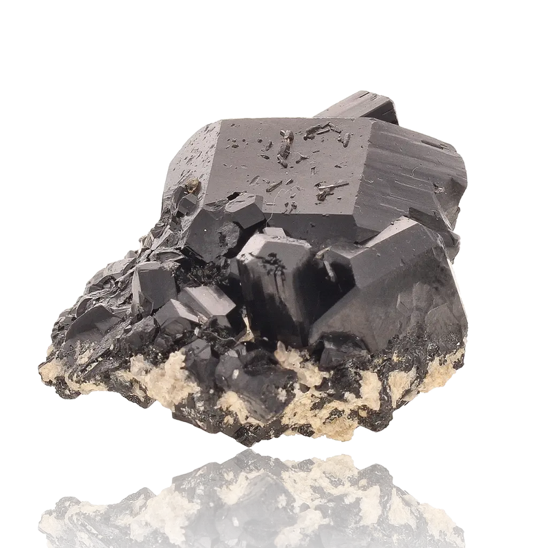 Schorl Black Tourmaline with Feldspar