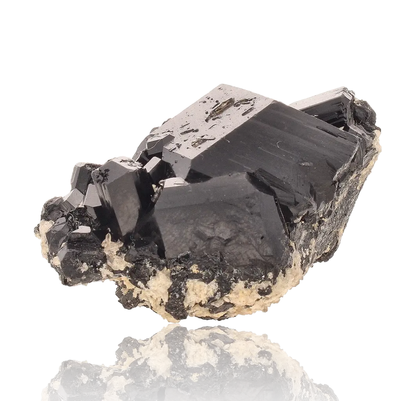 Schorl Black Tourmaline with Feldspar