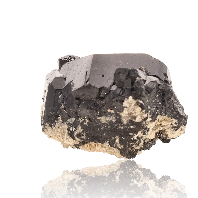 Schorl Black Tourmaline with Feldspar