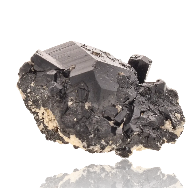 Schorl Black Tourmaline with Feldspar