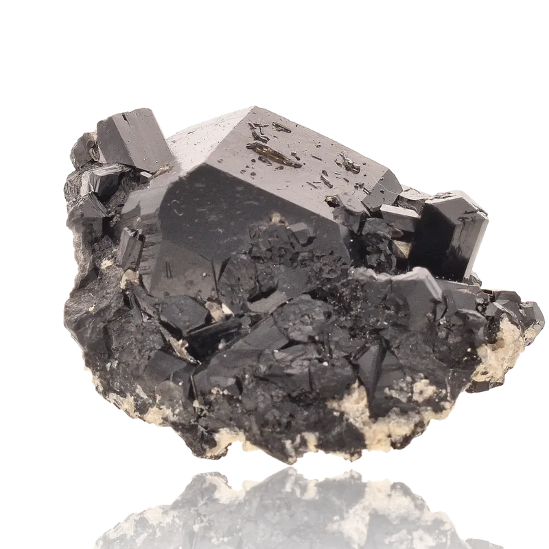 Schorl Black Tourmaline with Feldspar