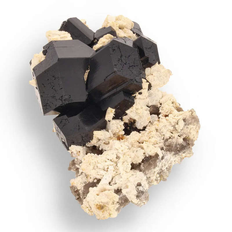 Schorl Black Tourmaline with Feldspar