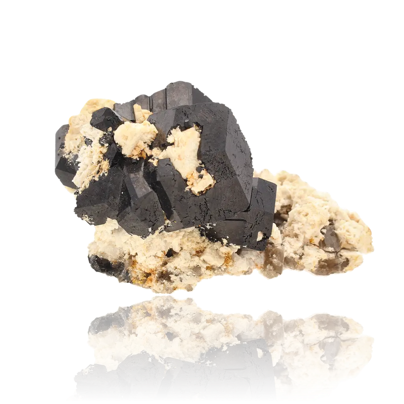 Schorl Black Tourmaline with Feldspar