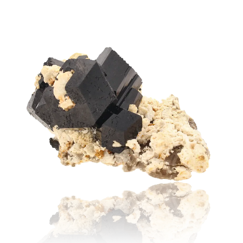Schorl Black Tourmaline with Feldspar