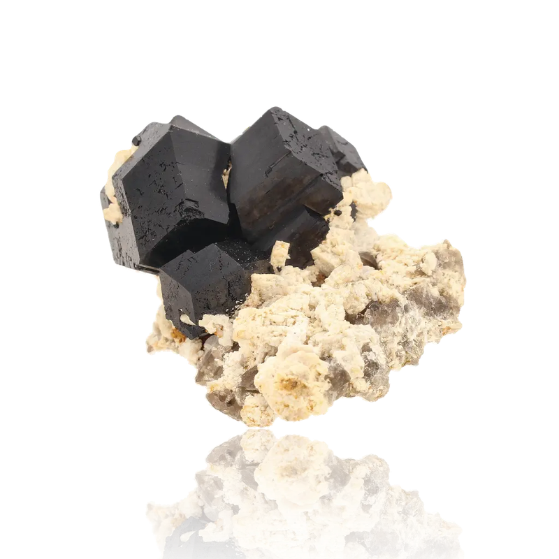 Schorl Black Tourmaline with Feldspar