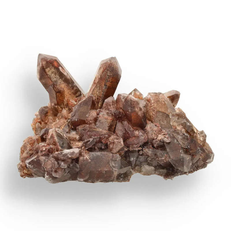 Fiery Smoky Quartz with Hematite from Namaqualand