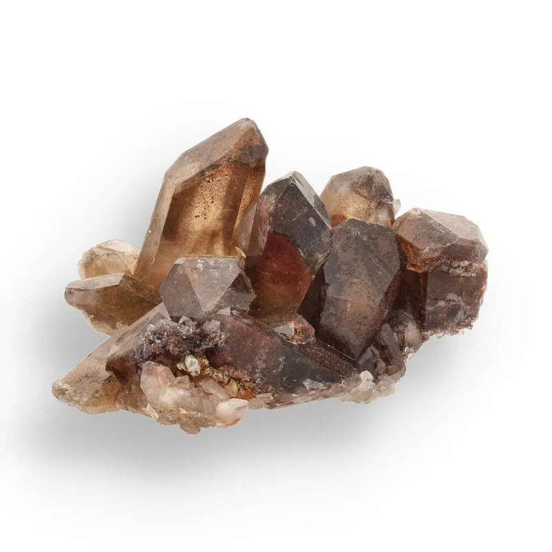 Rare Smoky Quartz with Hematite Inclusions Display Piece