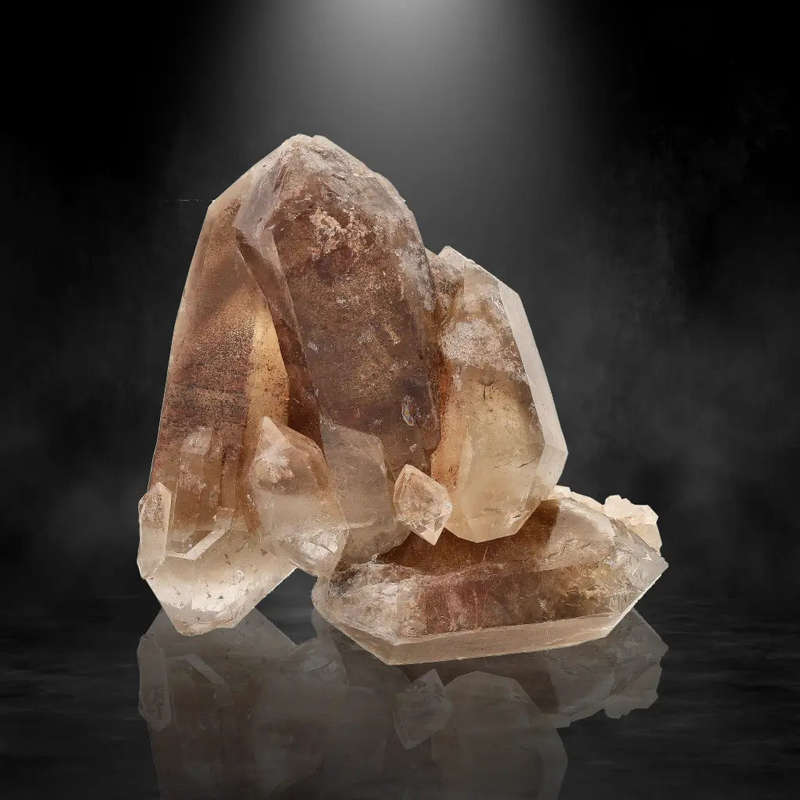 Hematite-Stained Smoky Quartz from Northern Cape