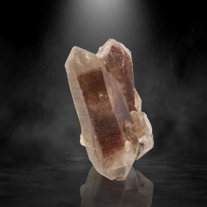 Hematite-Stained Smoky Quartz from Northern Cape