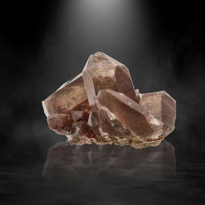 Deep Red Hematite Quartz from South Africa's Heart
