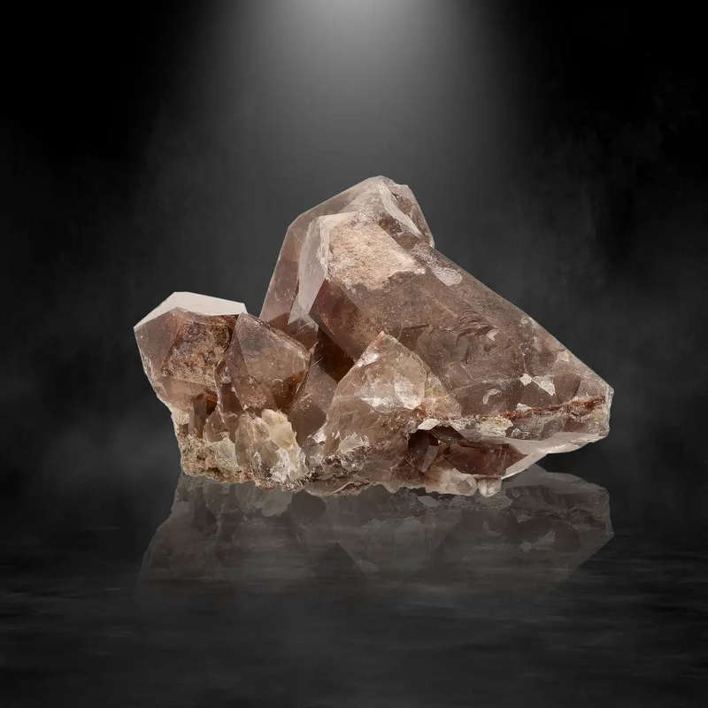 Deep Red Hematite Quartz from South Africa's Heart