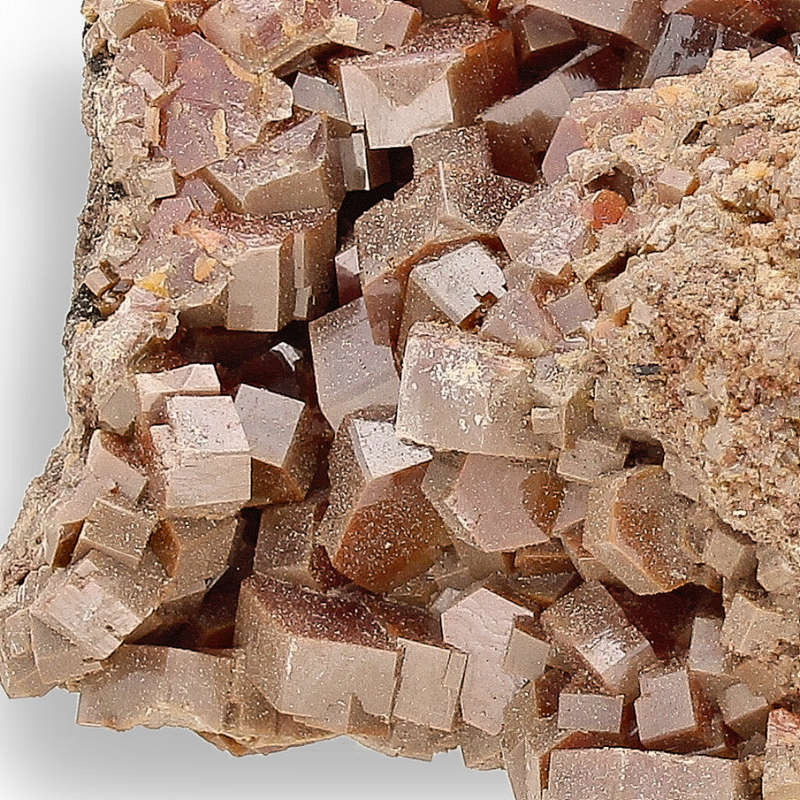 Moroccan Vanadinite Crystal Cluster - Vibrant Red Hexagonal Specimen