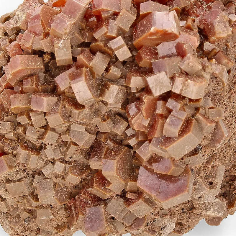 Vanadinite Formation: Collectors Specimen on Natural Rock