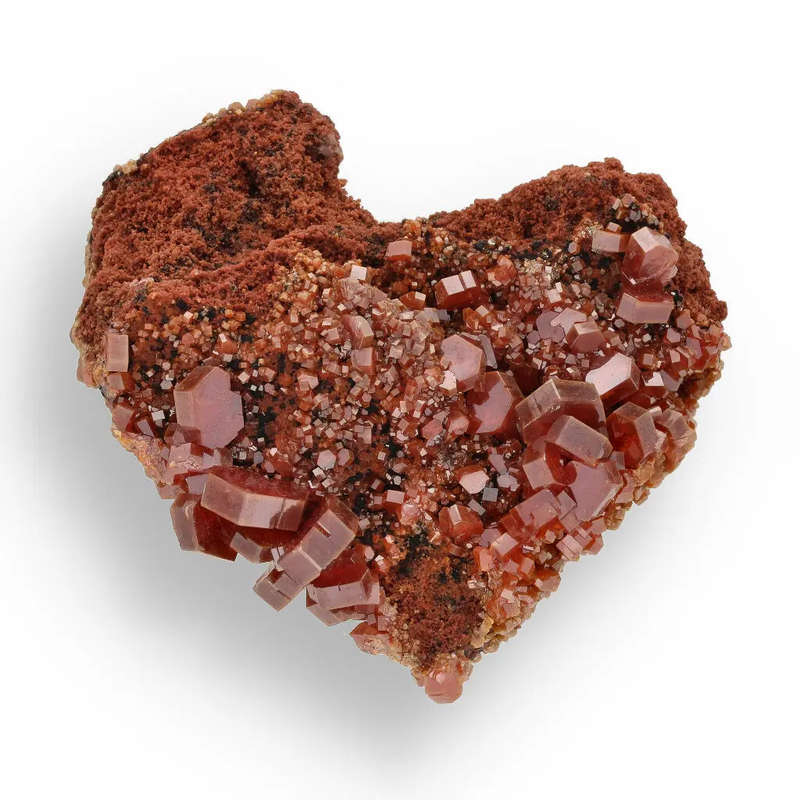 Vanadinite Treasure: Moroccan Desert Mineral Marvel